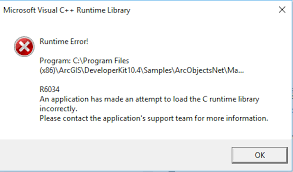 Sage Runtime Error R6034 