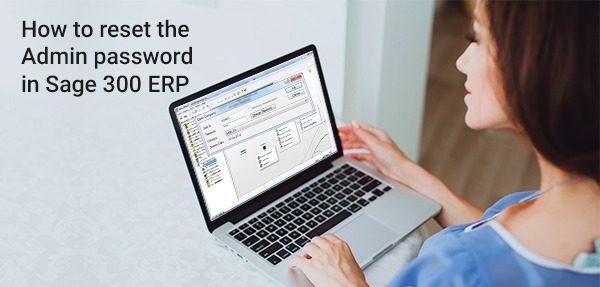 reset admin password sage 300