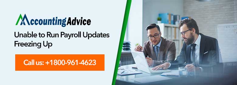 unable to run payroll updates freezing up