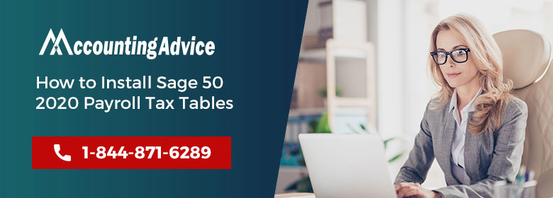 Install Sage 2020 Payroll Tax Tables