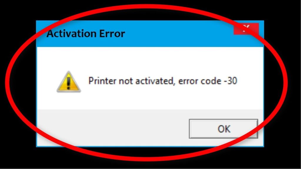 Sage Error Code 30