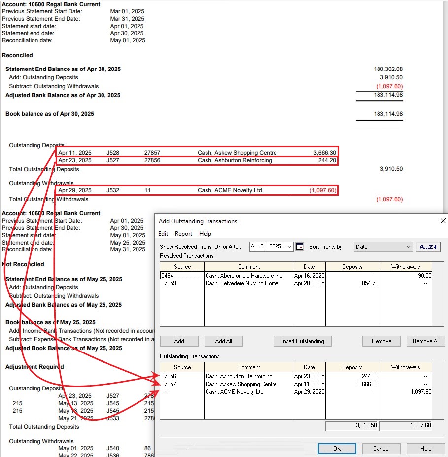 Reset Bank Reconciliation in Sage