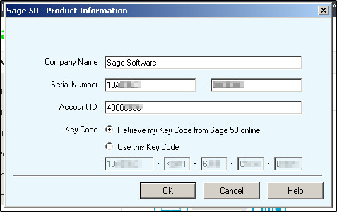 Sage 50 activation