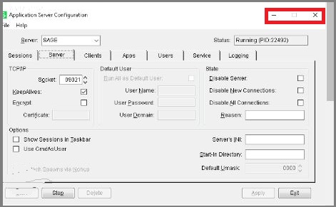 Configure the Sage 100 Application to Run as Administrator