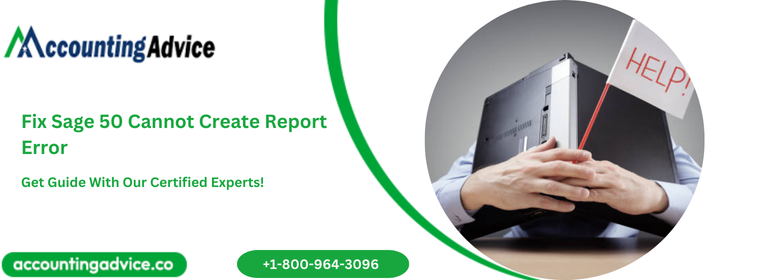 Fix Sage 50 Cannot Create Report Error