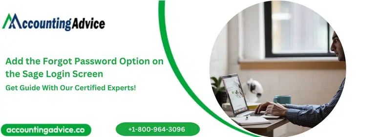Add the Forgot Password Option on the Sage Login Screen