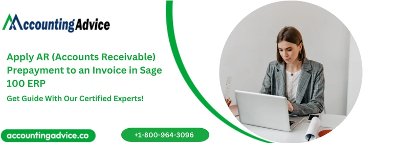Apply AR Prepayment to an Invoice in Sage 100 ERP