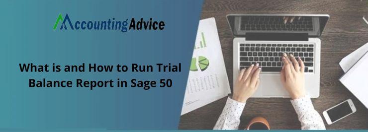 Trial Balance Report in Sage 50