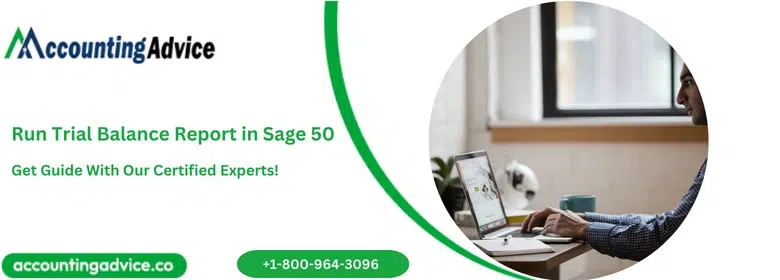 Run Trial Balance Report in Sage 50