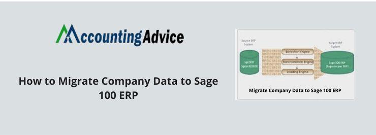 Step to Migrate Company Data to Sage 100 ERP