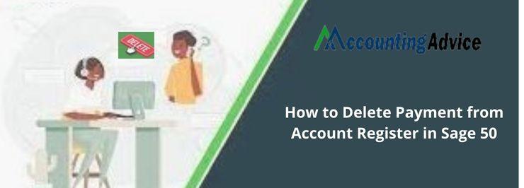 Delete Payment from Account Register