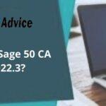 Sage 50 CA Version 2022.3 accounting