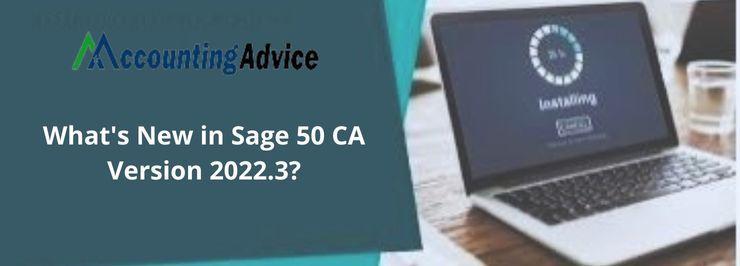 Sage 50 CA Version 2022.3 accounting