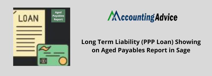 Aged Payables Report in Sage