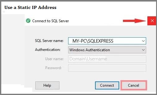 Use a Static IP Address