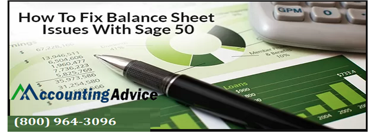Balance sheet issues with sage50