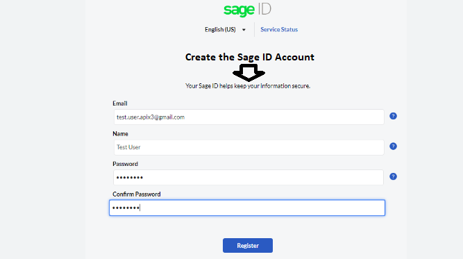 Create the Sage ID Account