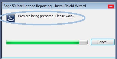 Intelligence reporting installer wizard window