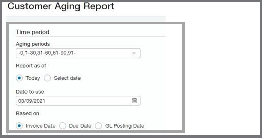 customer report window