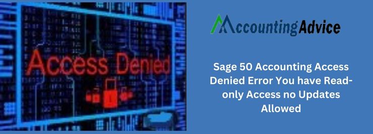 Sage 50 Access Denied Error You have Read-only Access