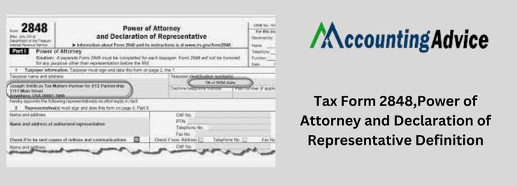 Tax Form 2848 Power of Attorney and Declaration