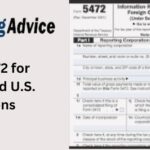 Tax Form 5472 for Foreign Owned US