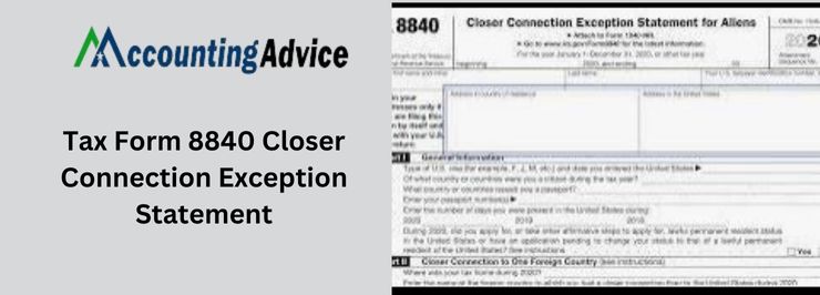 Tax Form 8840 Closer Connection