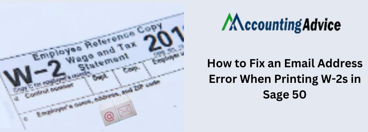 Email Address Error When Printing W-2s