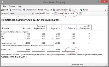 Creating Payroll Remittance