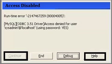 Access Disabled 
