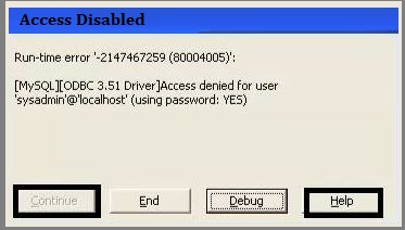 Access Disabled
