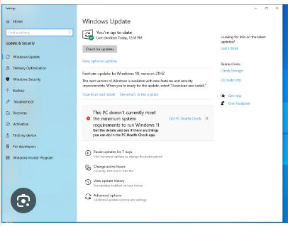 Update your Windows with the Latest Version