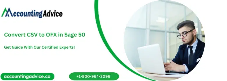 Convert CSV to OFX in Sage 50