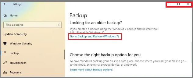 Create a Proper Backup