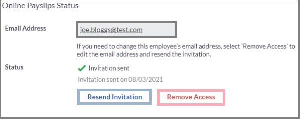 online payslips Email Invitations