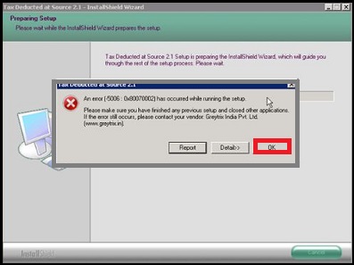 Error 5006 0X80004005