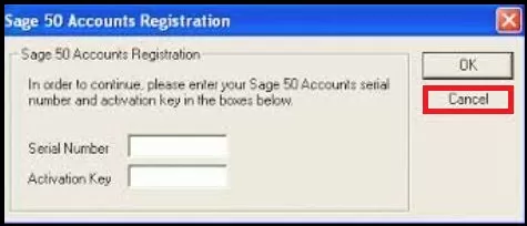 Sage 50 Accounts Registration
