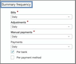 Alter the Frequency of Summary