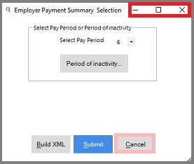 Employer Payment Summary