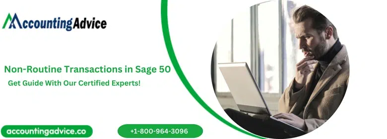 Non Routine Transactions in Sage 50