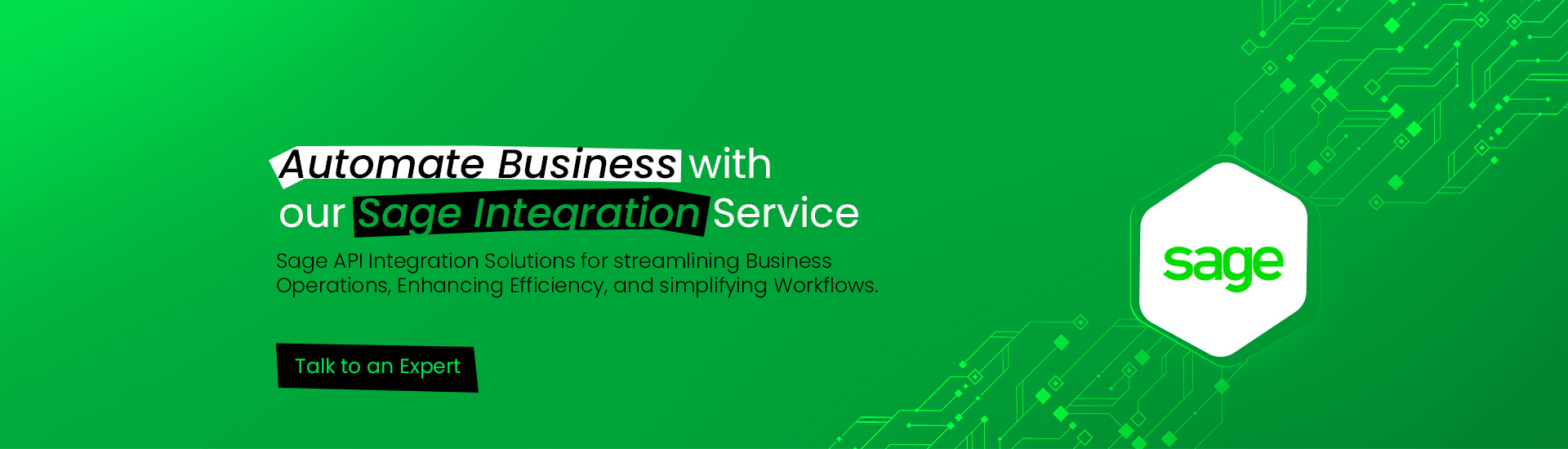 Sage Integration Service | Integration and Customi
