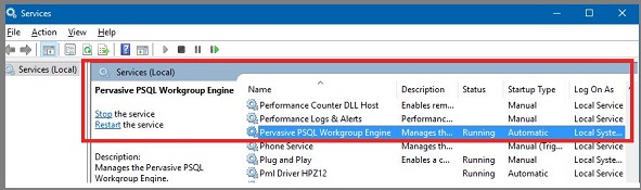 Restart-Pervasive-Workgroup-Engine