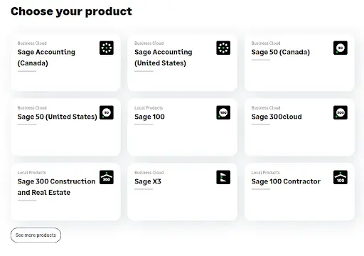 choose your product