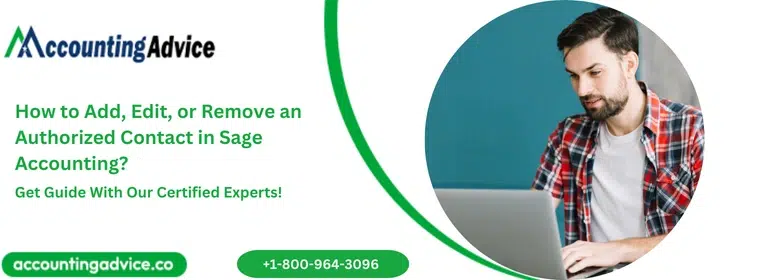 How to Add, Edit, or Remove an Authorized Contact in Sage Accounting